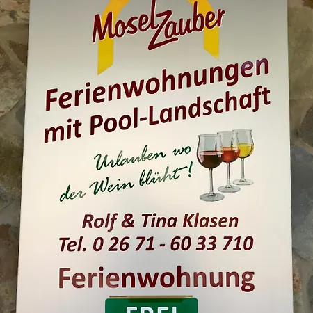 아파트 Residenz Moselzauber - Mit Pool Landschaft *